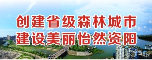 骚货骚逼湿了创建省级森林城市 建设美丽怡然资阳